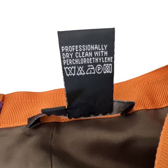 Etcetera Womens Wool Blend Scallop Hem Skirt Size 4 Embroidered Pencil - Picture 4 of 8